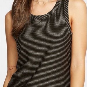 Chaser metallic stripe top. Size medium